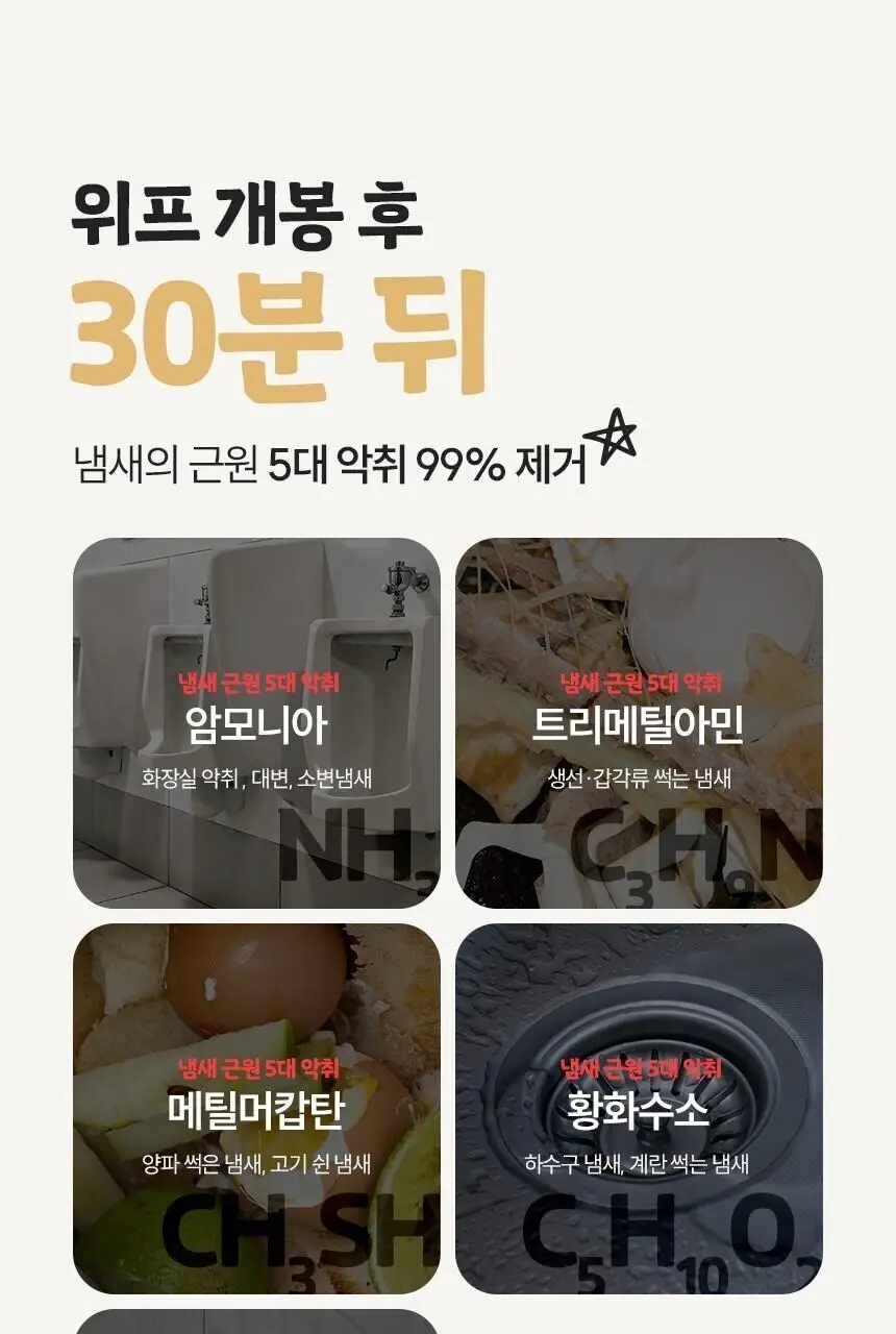 [1위 탈취제] 위프 고체형 탈취제 7종 골라담기 (화이트/블랙/베이지/핑크/퍼플) 상세페이지 101
